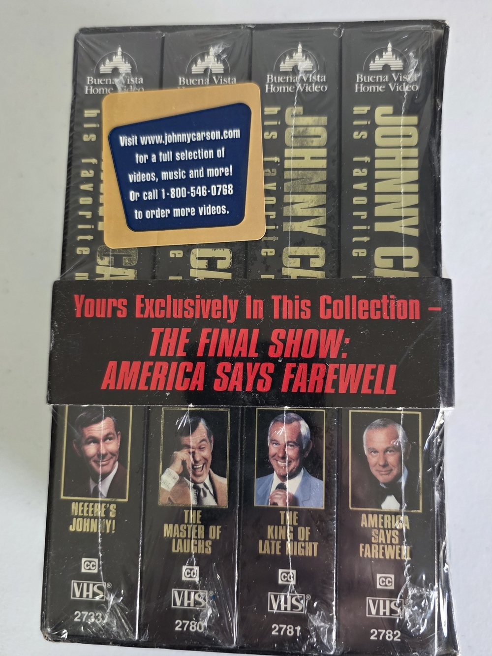 Johnny Carson VHS Collection + The Final Farewell Show